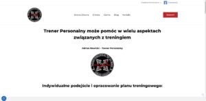 Strona dla klienta - Trener Personalny Adrian Nowicki