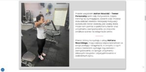 Strona dla klienta - Trener Personalny Adrian Nowicki