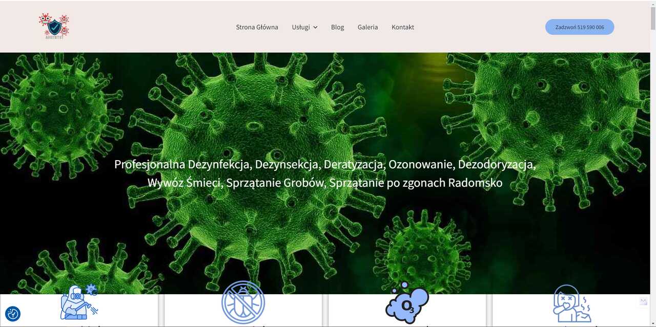 Strona dla klientki - Amethyst