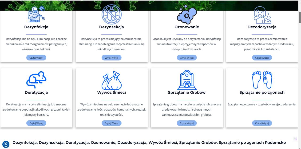 Strona dla klientki - Amethyst