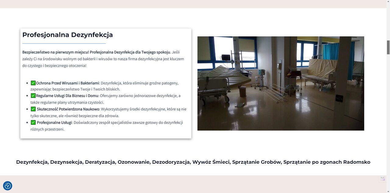 Strona dla klientki - Amethyst